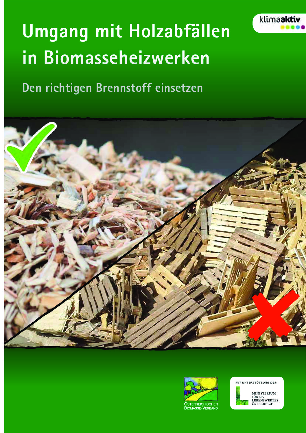 Umgang mit Holzabfällen in Biomasseheizwerken