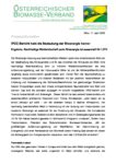 Download Pressemitteilung - IPCC-Bericht hebt die Bedeutung der Bioenergie hervor