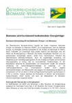 Download Pressemitteilung - Biomasse wird bundesweit bedeutendster Energieträger