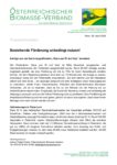 Download Pressemitteilung - Bestehende Förderung unbedingt nutzen!