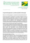 Download Pressemitteilung - So geht die Energiewende: Leuchtturmprojekte der Bioenergie