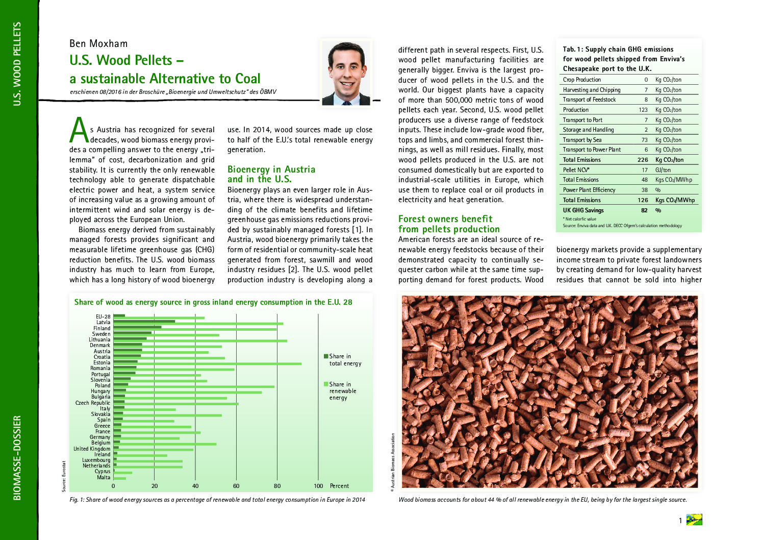 U.S. Wood Pellets – a sustainable alternative to coal